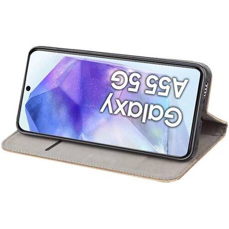 Etui do Samsung Galaxy A55 5G SMART MAGNET CASE + SZKŁO HARTOWANE