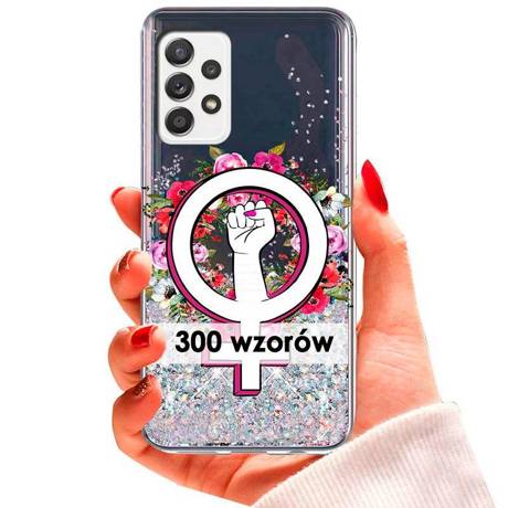 Etui do Samsung Galaxy A72 brokatowe wzory CASE + SZKŁO