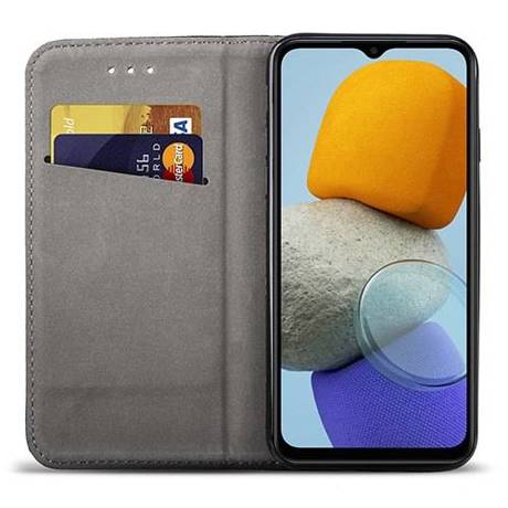 Etui do Samsung Galaxy M13 SMART MAGNET CASE + SZKŁO HARTOWANE