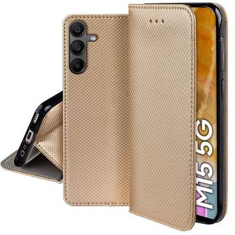 Etui do Samsung Galaxy M15 5G SMART MAGNET CASE + SZKŁO HARTOWANE