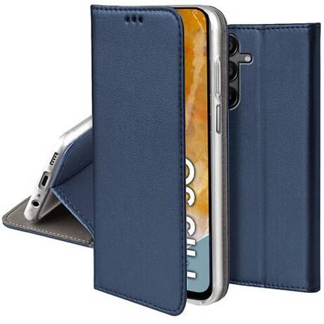 Etui do Samsung Galaxy M15 5G skórzane magnetyczne z klapką + SZKŁO HARTOWANE