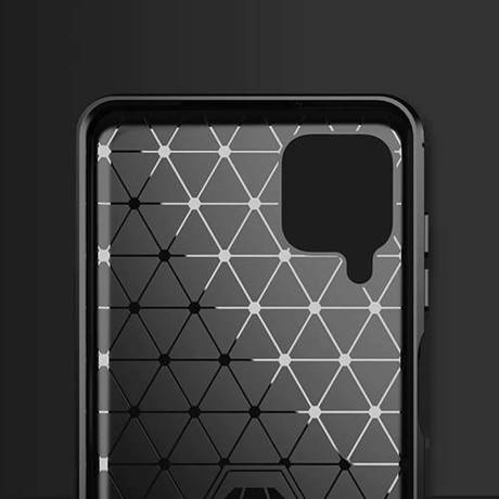 Etui do Samsung Galaxy M22 KARBON CASE pancerne + SZKŁO