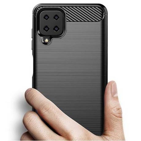 Etui do Samsung Galaxy M22 KARBON CASE pancerne + SZKŁO