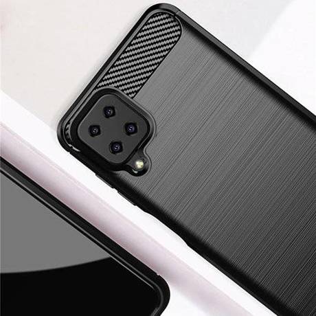 Etui do Samsung Galaxy M22 KARBON CASE pancerne + SZKŁO