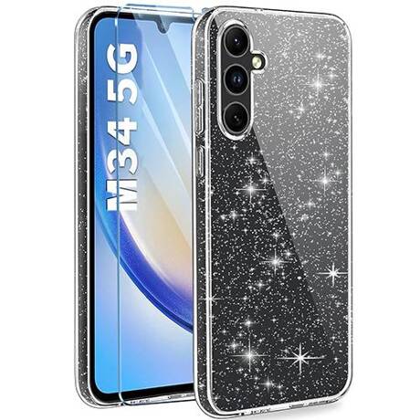 Etui do Samsung Galaxy M34 5G BROKAT CASE + SZKŁO HARTOWANE