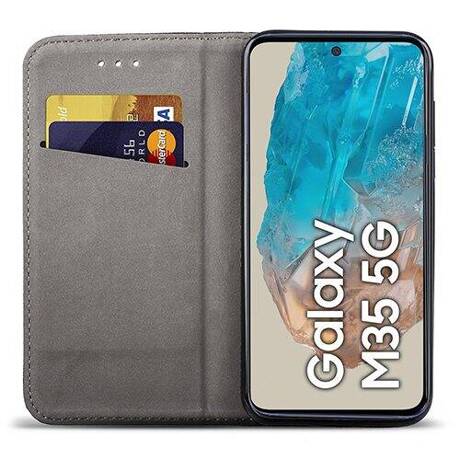 Etui do Samsung Galaxy M35 5G SMART MAGNET CASE + SZKŁO HARTOWANE