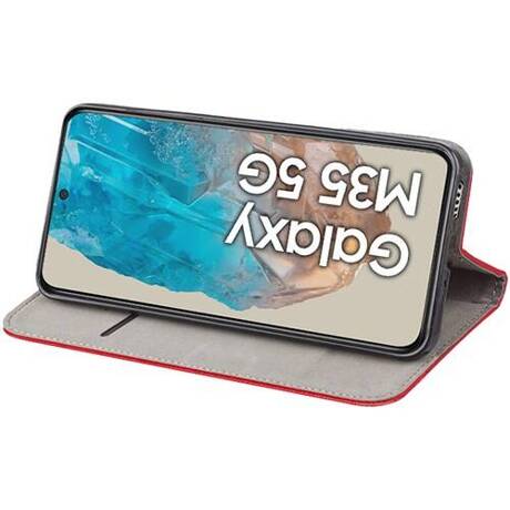 Etui do Samsung Galaxy M35 5G SMART MAGNET CASE + SZKŁO HARTOWANE