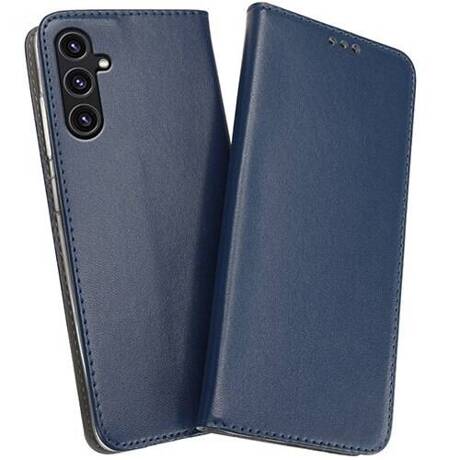 Etui do Samsung Galaxy M35 5G skórzane magnetyczne z klapką + SZKŁO HARTOWANE