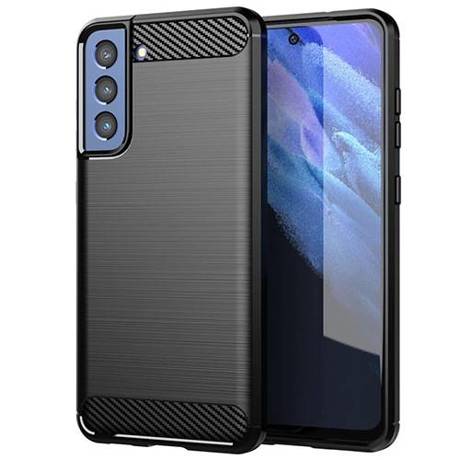 Etui do Samsung Galaxy S21 FE 5G KARBON CASE pancerne + SZKŁO