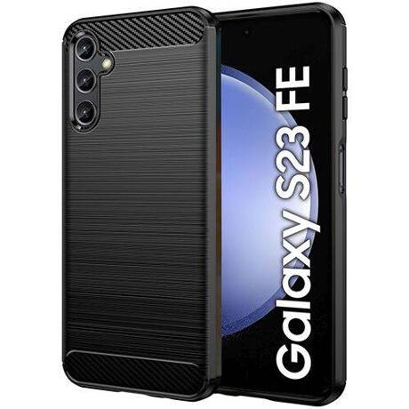 Etui do Samsung Galaxy S23 FE KARBON CASE pancerne + SZKŁO