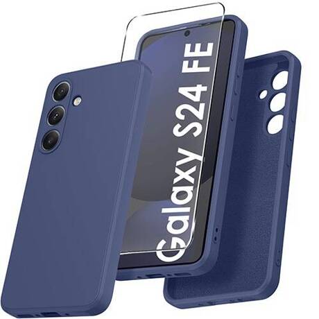 Etui do Samsung Galaxy S24 FE SILICONE CASE + SZKŁO