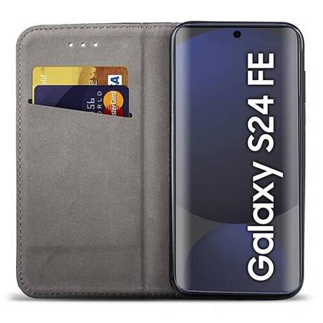 Etui do Samsung Galaxy S24 FE SMART MAGNET CASE + SZKŁO HARTOWANE