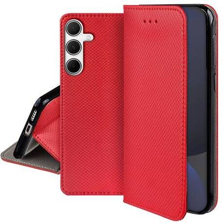 Etui do Samsung Galaxy S24 FE SMART MAGNET CASE + SZKŁO HARTOWANE