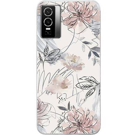 Etui do VIVO Y76 5G wzory CASE + SZKŁO