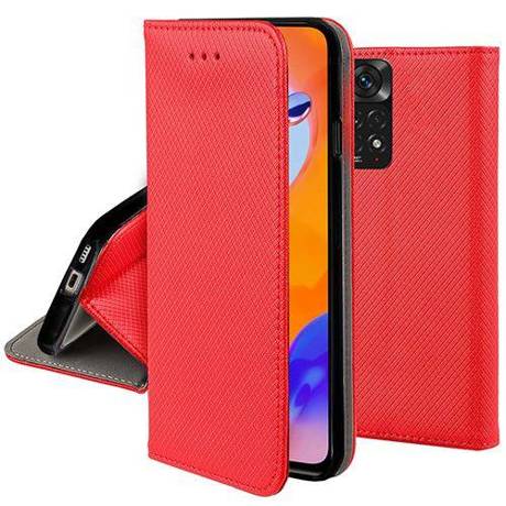 Etui do XIAOMI REDMI NOTE 11 PRO / 5G SMART MAGNET CASE + SZKŁO HARTOWANE