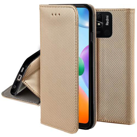 Etui do Xiaomi Redmi 10C SMART MAGNET CASE + SZKŁO HARTOWANE