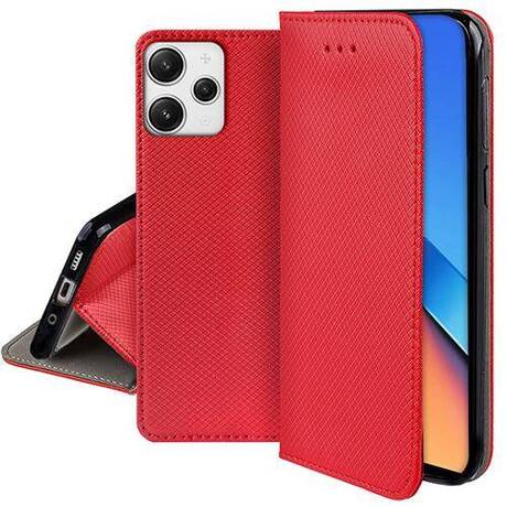 Etui do Xiaomi Redmi 12 4G SMART MAGNET CASE + SZKŁO HARTOWANE