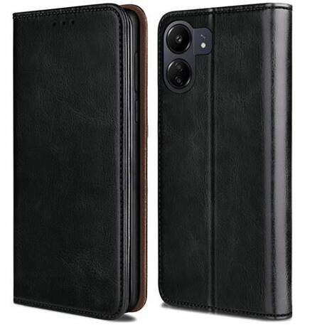 Etui do Xiaomi Redmi 13C 4G / POCO C65 SKÓRZANE PORTFEL CASE + SZKŁO HARTOWANE