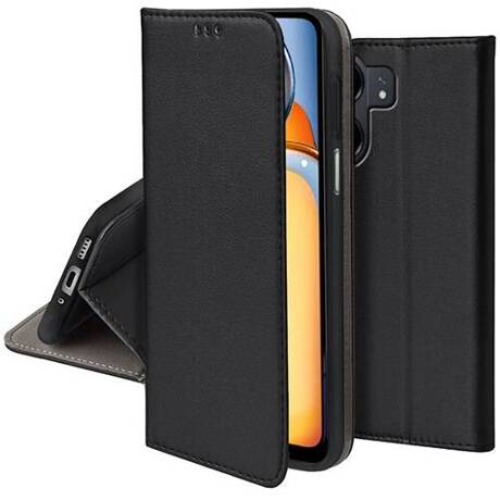 Etui do Xiaomi Redmi 13C 4G / POCO C65 skórzane magnetyczne z klapką + SZKŁO HARTOWANE