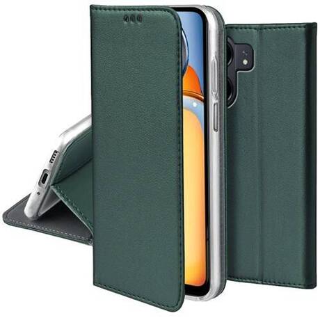 Etui do Xiaomi Redmi 13C 4G / POCO C65 skórzane magnetyczne z klapką + SZKŁO HARTOWANE