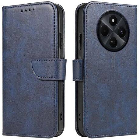 Etui do Xiaomi Redmi 14C SKÓRZANE SKIN + SZKŁO HARTOWANE