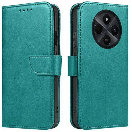 Etui do Xiaomi Redmi 14C SKÓRZANE SKIN + SZKŁO HARTOWANE