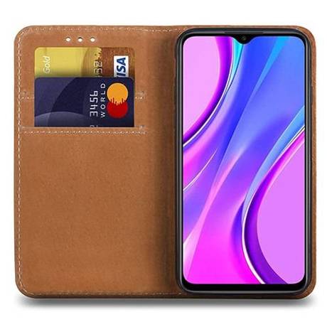 Etui do Xiaomi Redmi 9 SKÓRZANE PORTFEL CASE