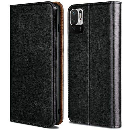 Etui do Xiaomi Redmi Note 10 5G SKÓRZANE PORTFEL CASE + SZKŁO HARTOWANE