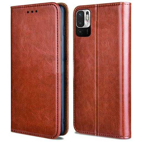 Etui do Xiaomi Redmi Note 10 5G SKÓRZANE PORTFEL CASE + SZKŁO HARTOWANE