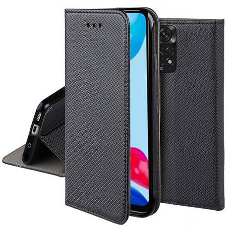 Etui do Xiaomi Redmi Note 11 / Note 11S SMART MAGNET CASE + SZKŁO HARTOWANE