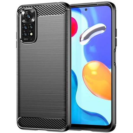 Etui do Xiaomi Redmi Note 11 Pro / 5G KARBON CASE pancerne + SZKŁO