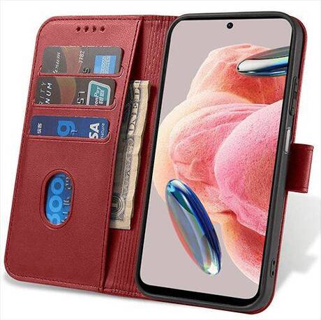 Etui do Xiaomi Redmi Note 12 4G SKÓRZANE SKIN + SZKŁO HARTOWANE