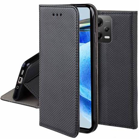 Etui do Xiaomi Redmi Note 12 5G SMART MAGNET CASE + SZKŁO HARTOWANE