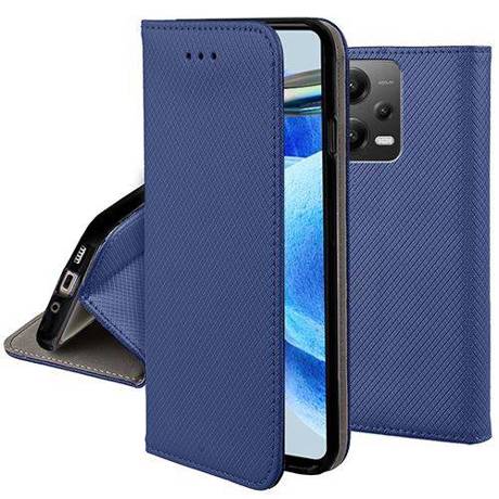 Etui do Xiaomi Redmi Note 12 5G SMART MAGNET CASE + SZKŁO HARTOWANE