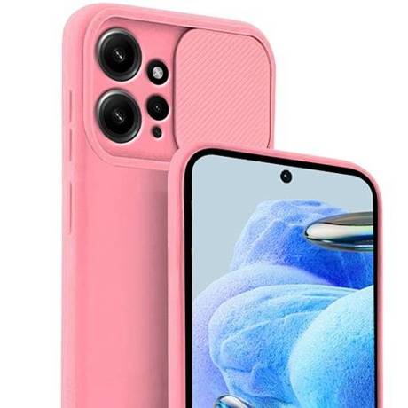 Etui do Xiaomi Redmi Note 12 CAMSHIELD Silicone + SZKŁO HARTOWANE