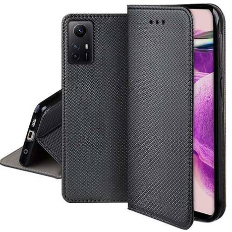 Etui do Xiaomi Redmi Note 12S SMART MAGNET CASE + SZKŁO HARTOWANE