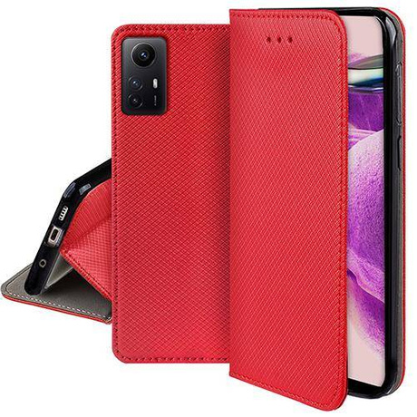 Etui do Xiaomi Redmi Note 12S SMART MAGNET CASE + SZKŁO HARTOWANE