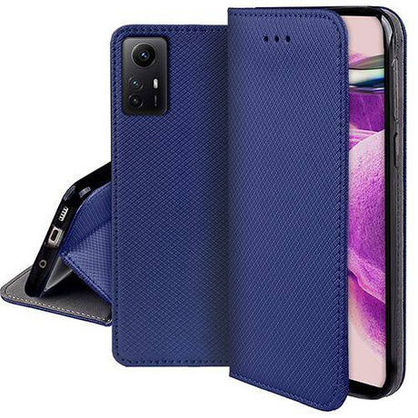 Etui do Xiaomi Redmi Note 12S SMART MAGNET CASE + SZKŁO HARTOWANE