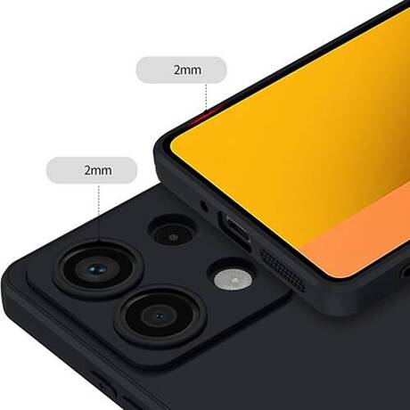 Etui do Xiaomi Redmi Note 13 5G SILICONE CASE + SZKŁO