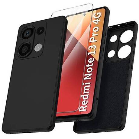 Etui do Xiaomi Redmi Note 13 Pro 4G SILICONE CASE + SZKŁO