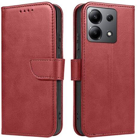 Etui do Xiaomi Redmi Note 13 Pro 4G SKÓRZANE SKIN + SZKŁO HARTOWANE