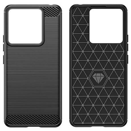 Etui do Xiaomi Redmi Note 13 Pro 5G KARBON CASE pancerne + SZKŁO