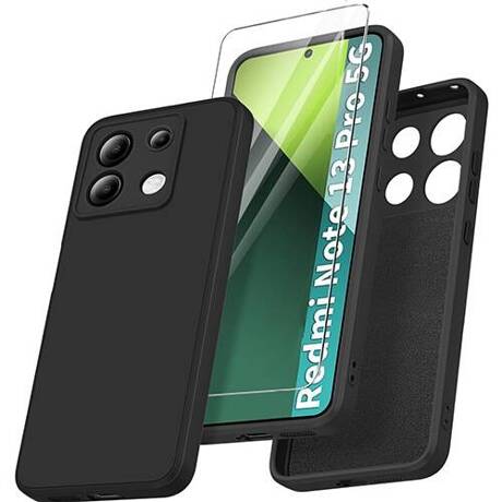 Etui do Xiaomi Redmi Note 13 Pro 5G SILICONE CASE + SZKŁO