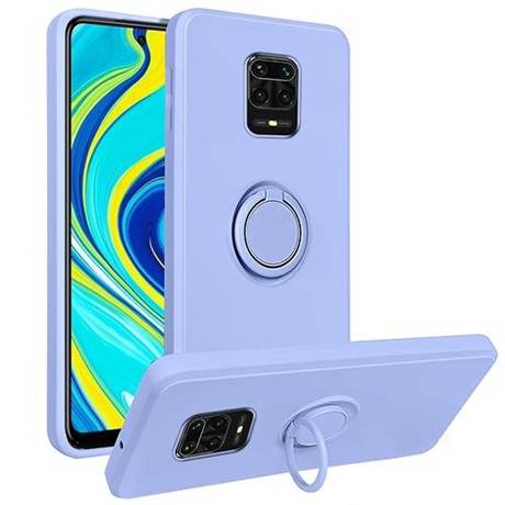 Etui do Xiaomi Redmi Note 9 Pro SILICON RING CASE + SZKŁO HARTOWANE