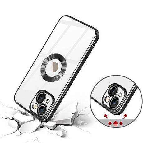 Etui do iPhone 15 Plus Silicone Clear ochrona aparatu  + SZKŁO HARTOWANE