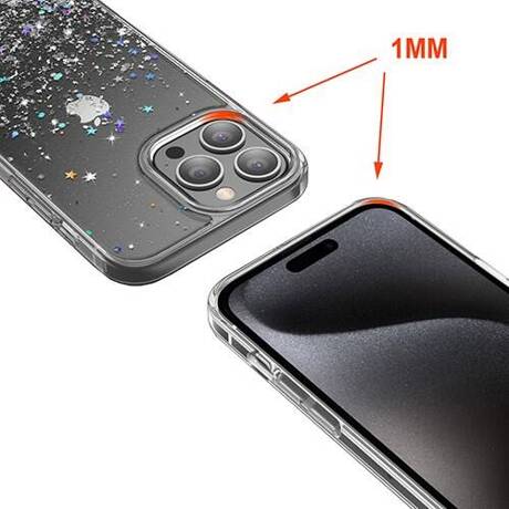 Etui do iPhone 15 Pro BROKAT CASE + SZKŁO HARTOWANE