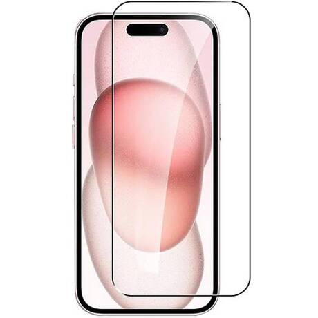 Etui do iPhone 15 Silicone Clear ochrona aparatu  + SZKŁO HARTOWANE