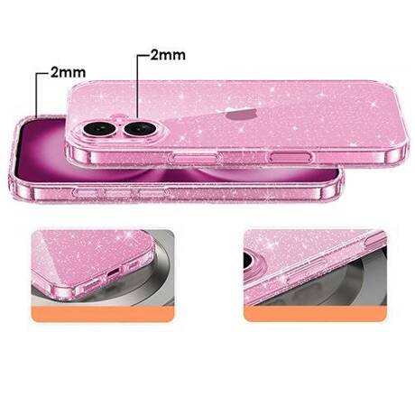 Etui do iPhone 16 BROKAT CASE + SZKŁO HARTOWANE