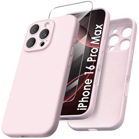 Etui do iPhone 16 Pro Max SILICONE CASE + SZKŁO