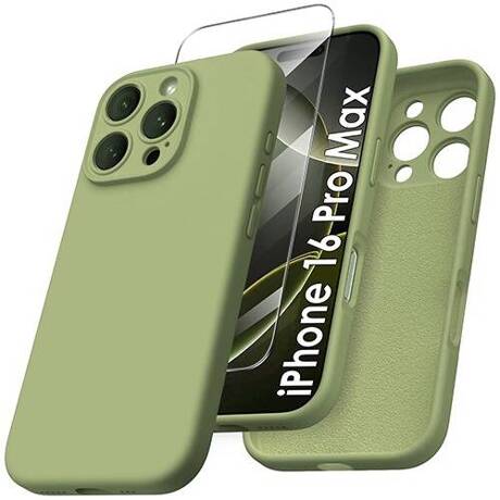 Etui do iPhone 16 Pro Max SILICONE CASE + SZKŁO